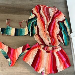 Billabong Swimsuit and coverup set